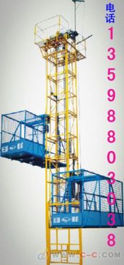 駐馬店建筑機械租賃 單柱雙龍施工升降機助力高效建設(shè)